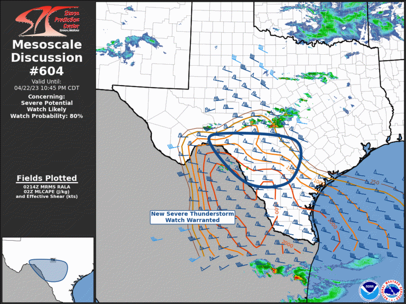 Mesoscale Discussion 604