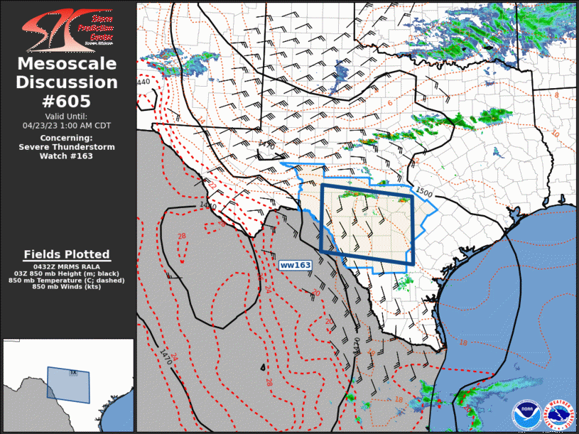 Mesoscale Discussion 605