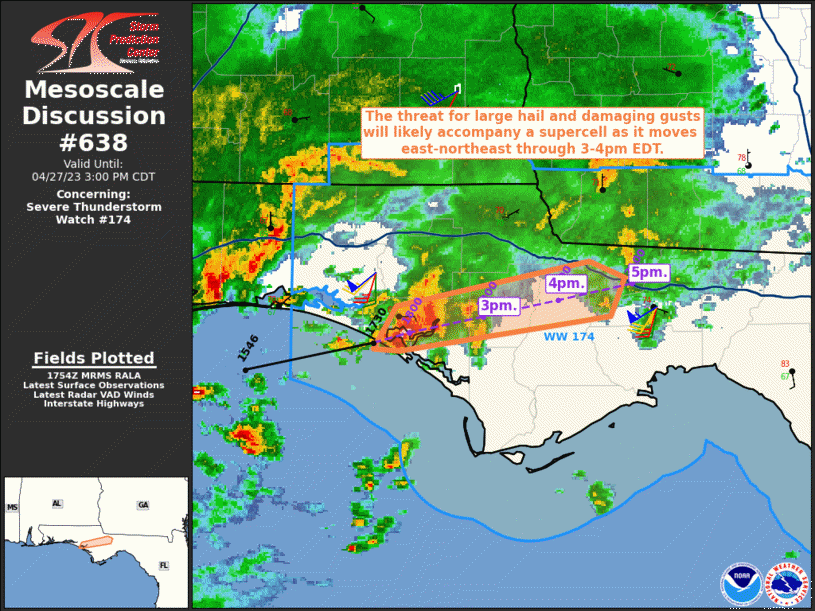 Mesoscale Discussion 638