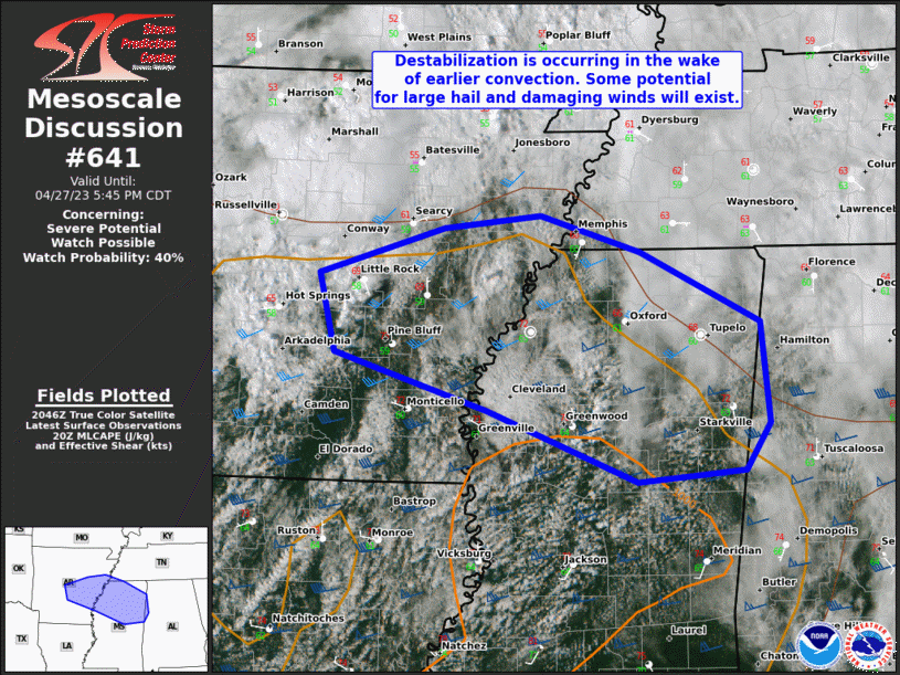 Mesoscale Discussion 641