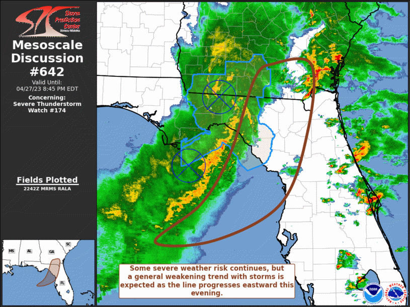 Mesoscale Discussion 642