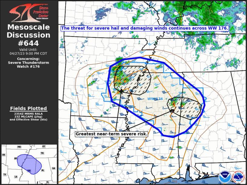 Mesoscale Discussion 644