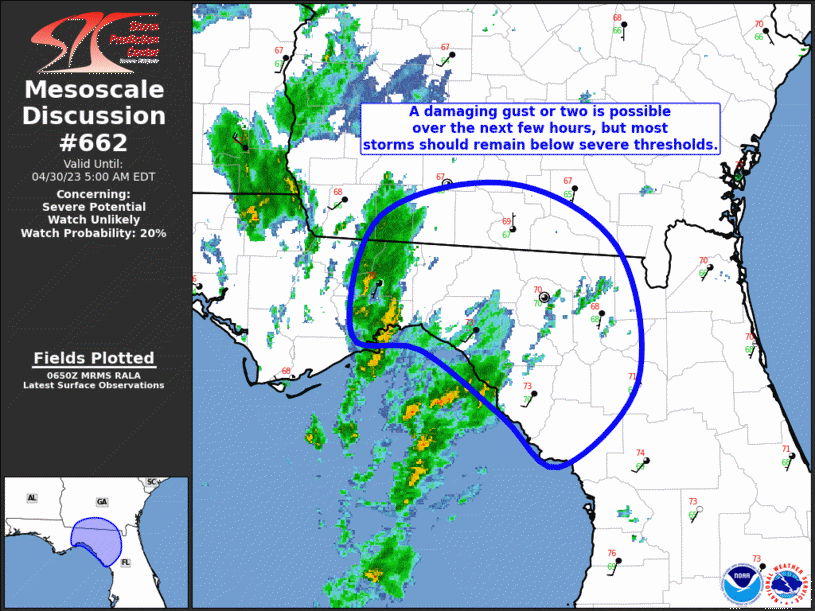 Mesoscale Discussion 662