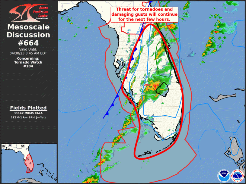 Mesoscale Discussion 664