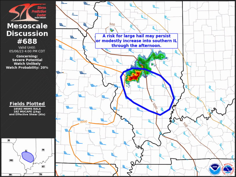 Mesoscale Discussion 688