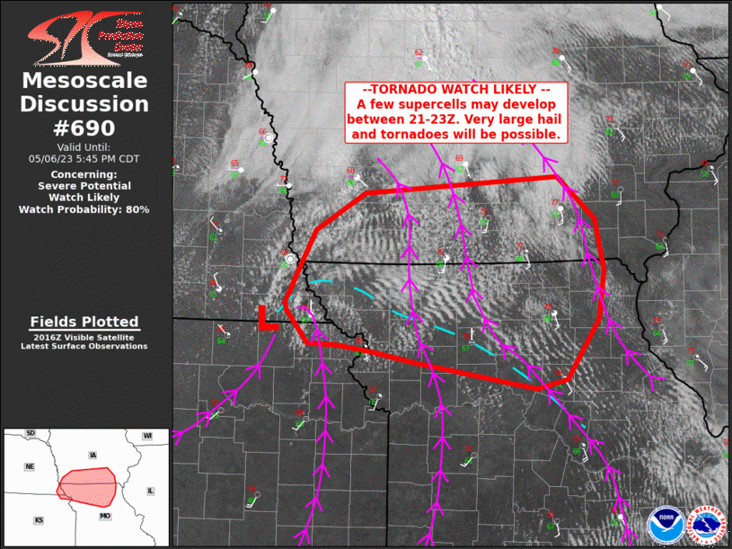 Mesoscale Discussion 690