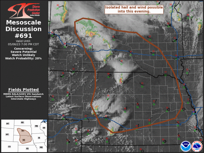 Mesoscale Discussion 691