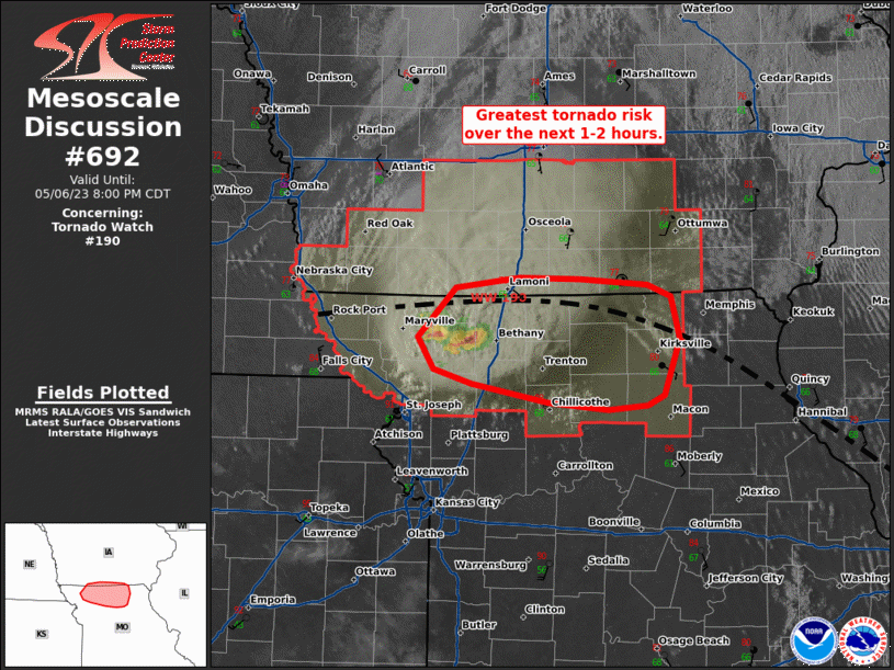Mesoscale Discussion 692