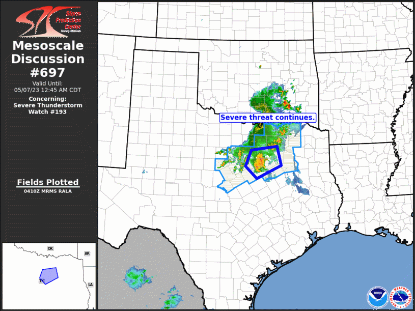 Mesoscale Discussion 697