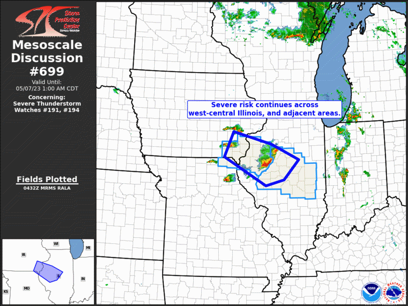 Mesoscale Discussion 699