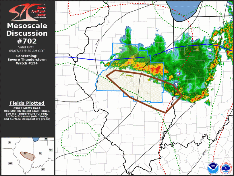 Mesoscale Discussion 702
