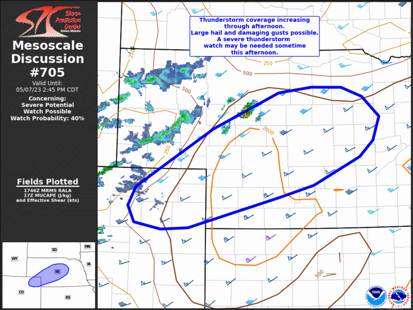 Mesoscale Discussion 705
