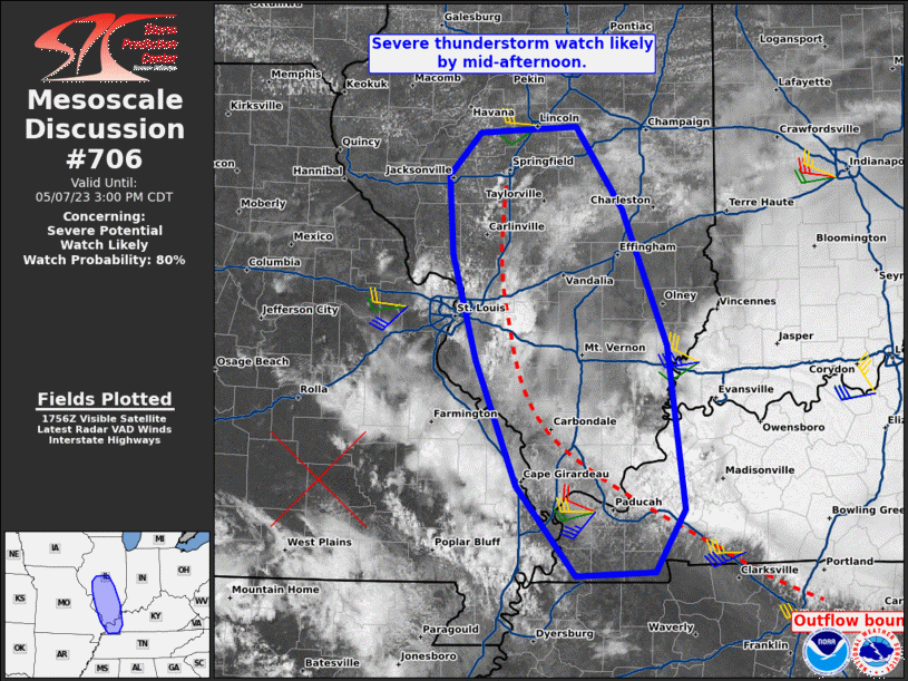 Mesoscale Discussion 706