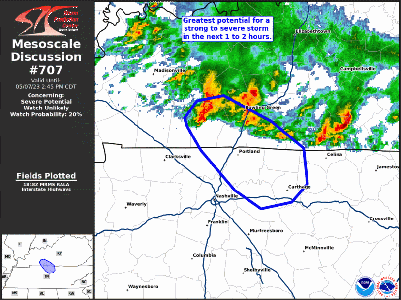 Mesoscale Discussion 707