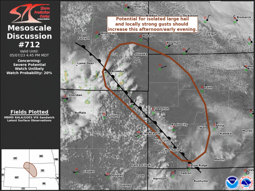 Mesoscale Discussion 712