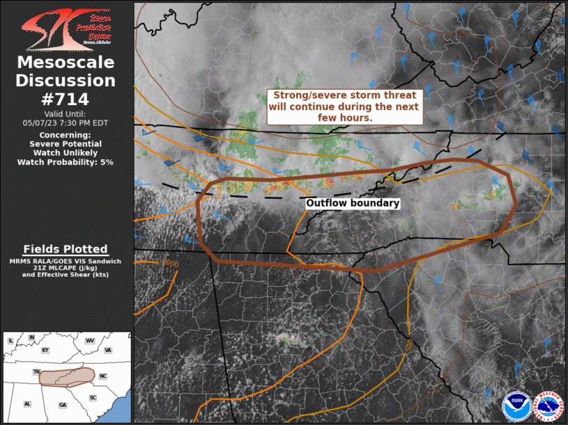 Mesoscale Discussion 714
