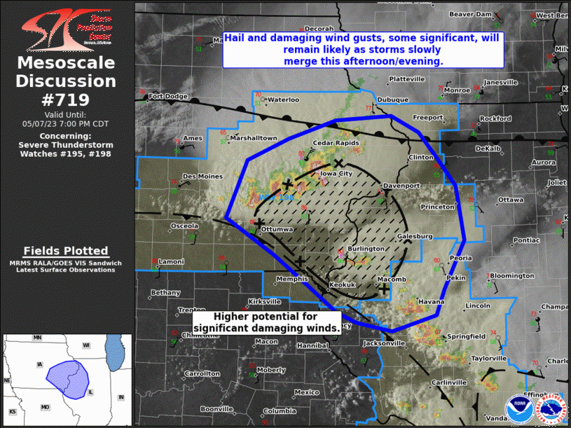 Mesoscale Discussion 719