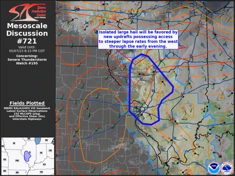 Mesoscale Discussion 721