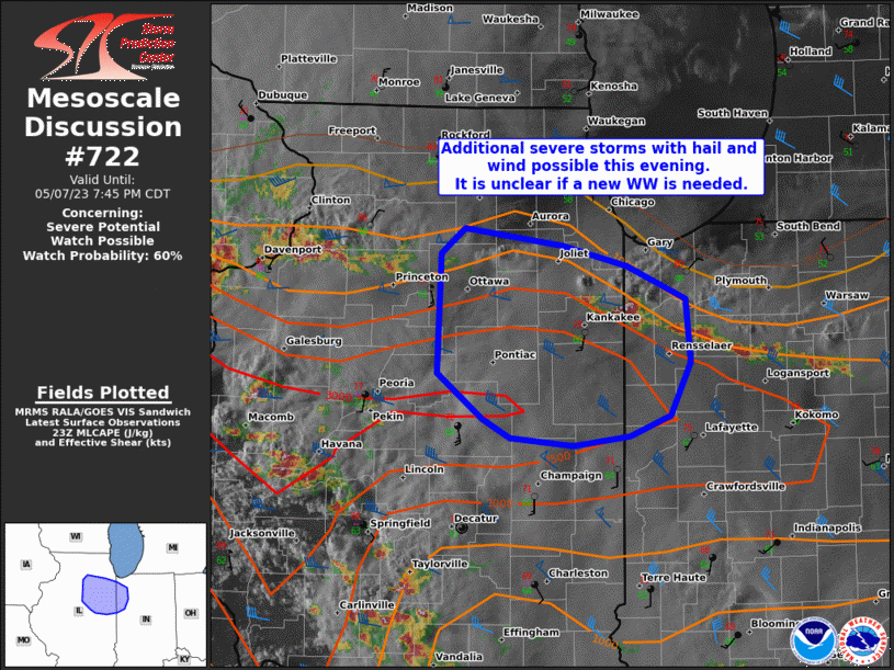 Mesoscale Discussion 722