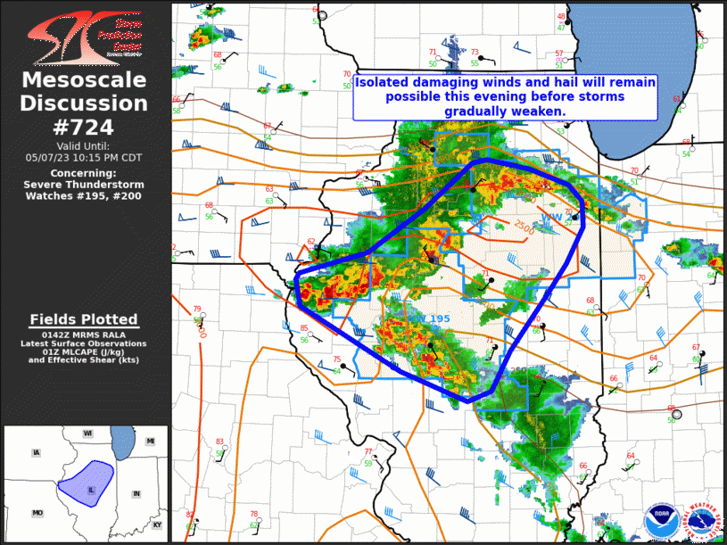 Mesoscale Discussion 724