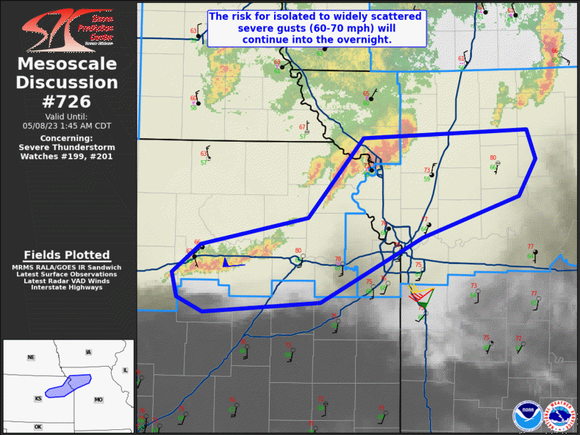 Mesoscale Discussion 726