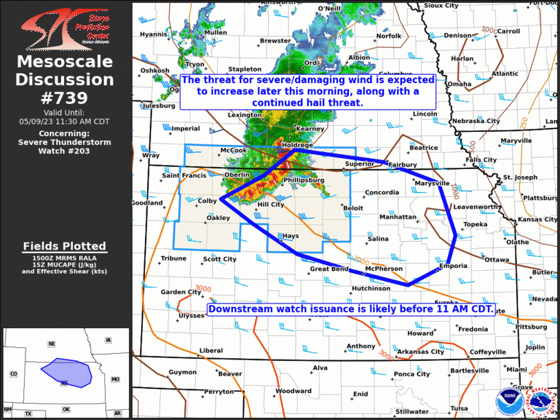 Mesoscale Discussion 739