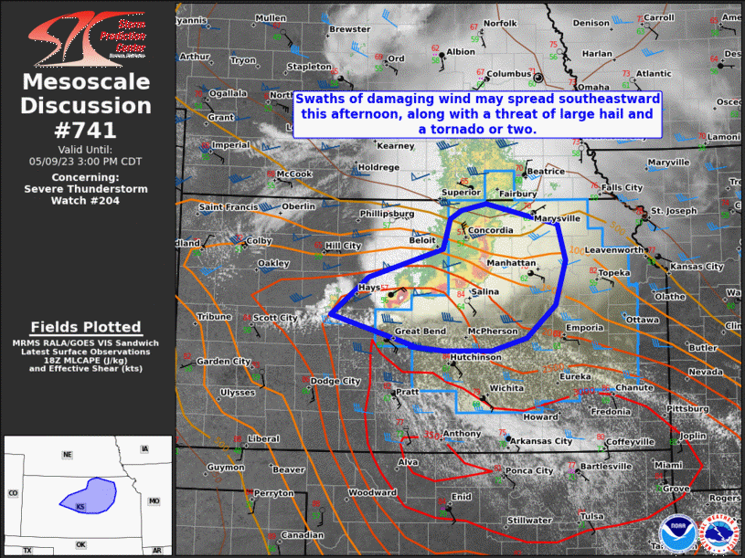 Mesoscale Discussion 741
