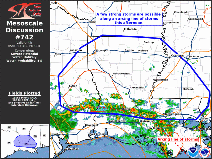 Mesoscale Discussion 742