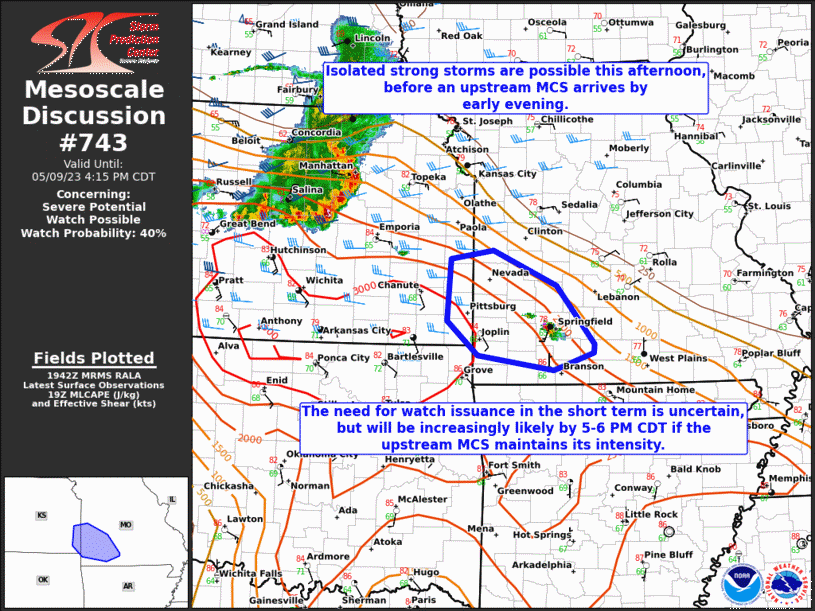 Mesoscale Discussion 743