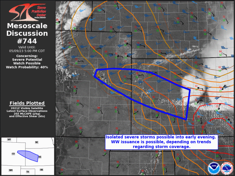 Mesoscale Discussion 744