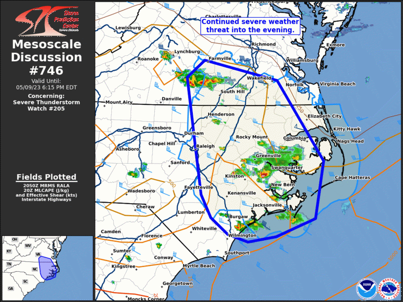 Mesoscale Discussion 746