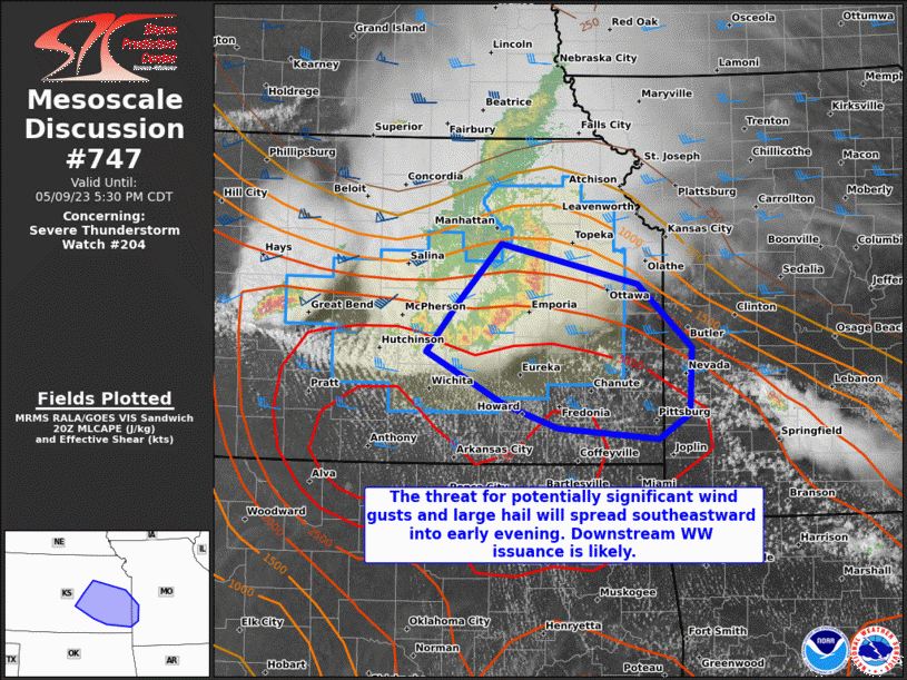Mesoscale Discussion 747
