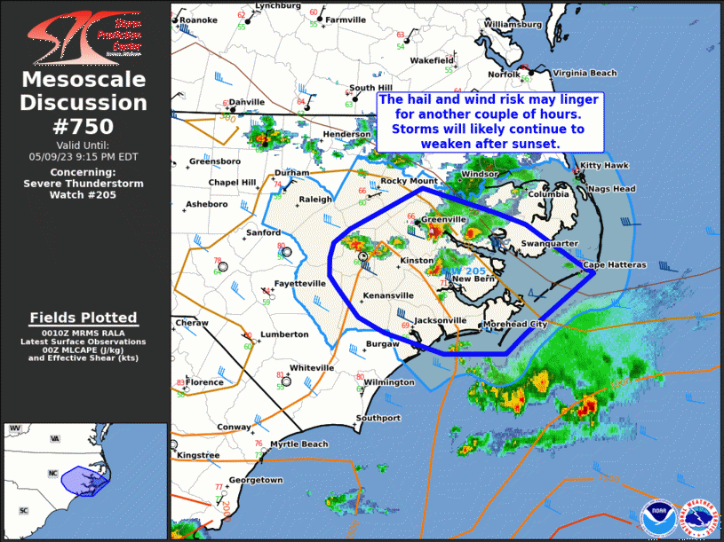 Mesoscale Discussion 750