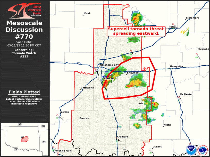 Mesoscale Discussion 770