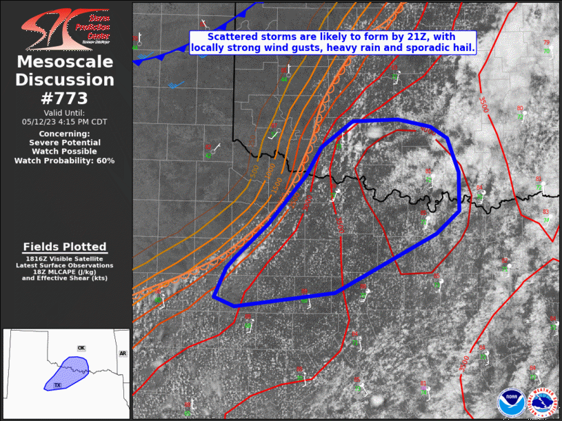 Mesoscale Discussion 773