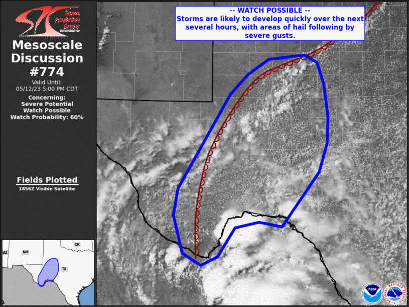 Mesoscale Discussion 774