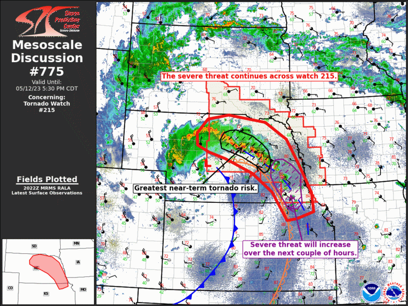 Mesoscale Discussion 775