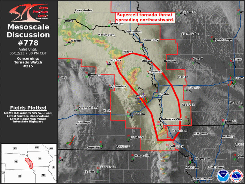 Mesoscale Discussion 778