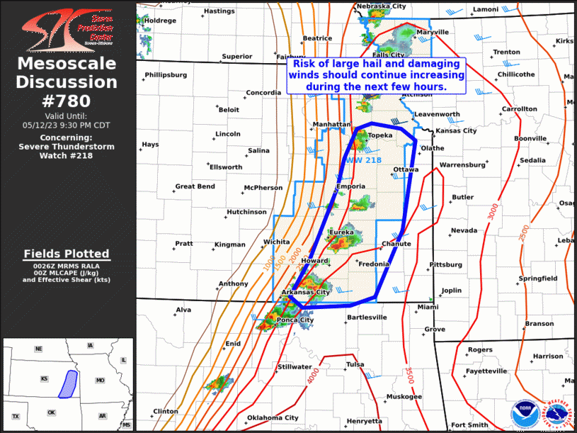 Mesoscale Discussion 780