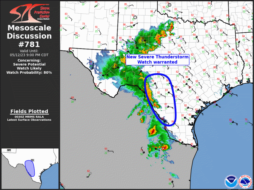 Mesoscale Discussion 781