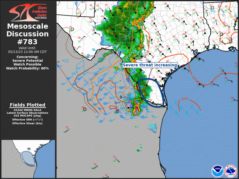 Mesoscale Discussion 783