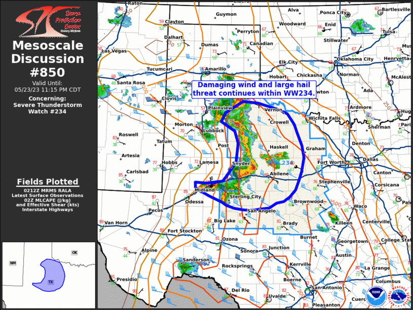 Mesoscale Discussion 850