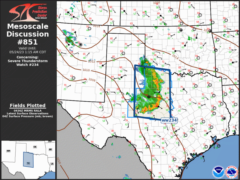Mesoscale Discussion 851
