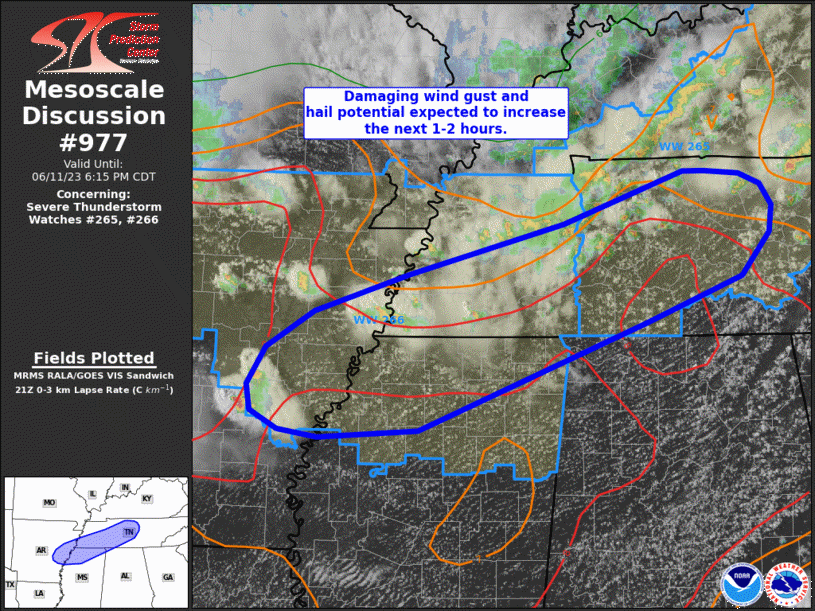 Mesoscale Discussion 977