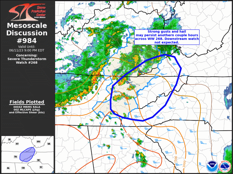 Mesoscale Discussion 984