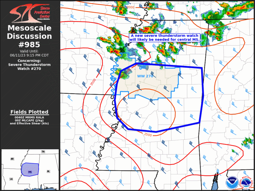 Mesoscale Discussion 985