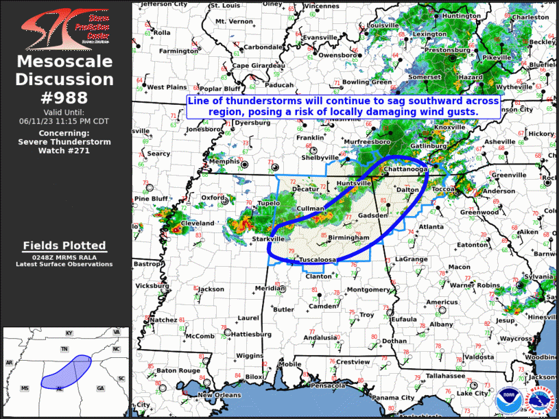Mesoscale Discussion 988