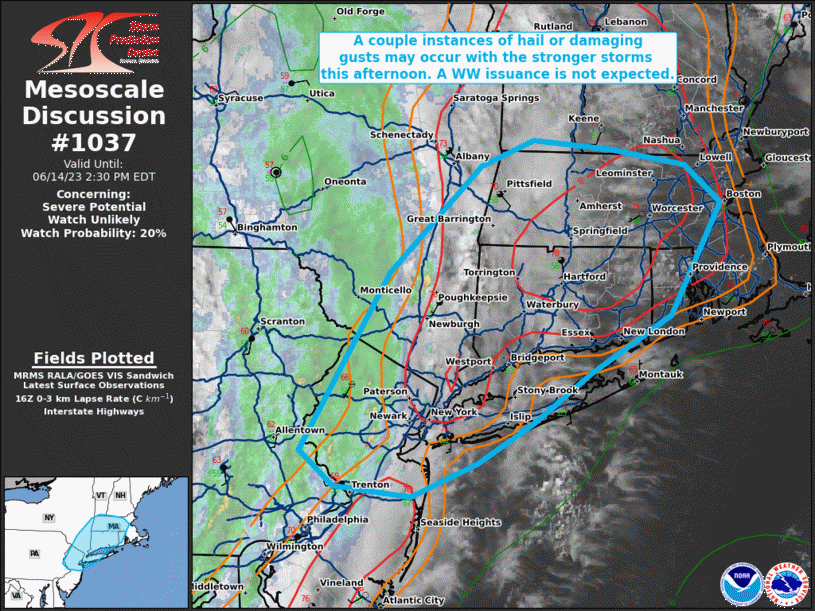 Mesoscale Discussion 1037