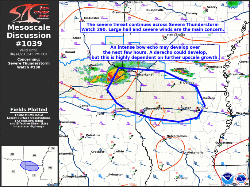 Mesoscale Discussion 1039