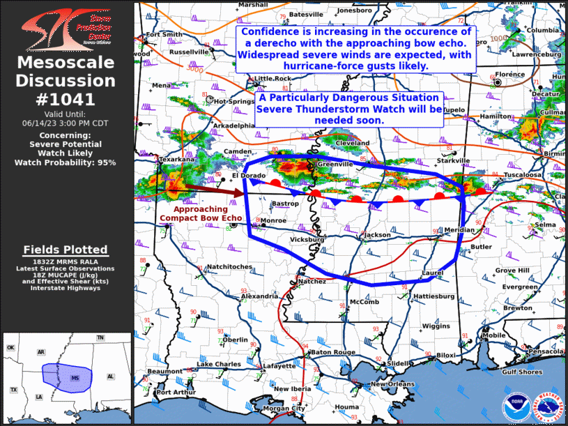 Mesoscale Discussion 1041